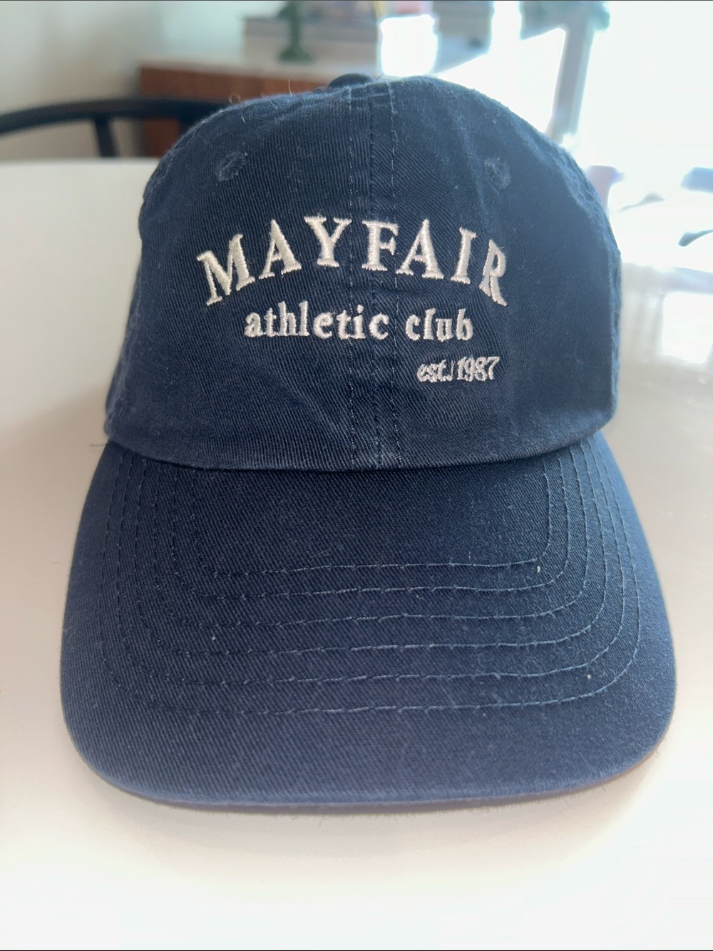 Mayfair Athletic Club Navy Baseball Cap